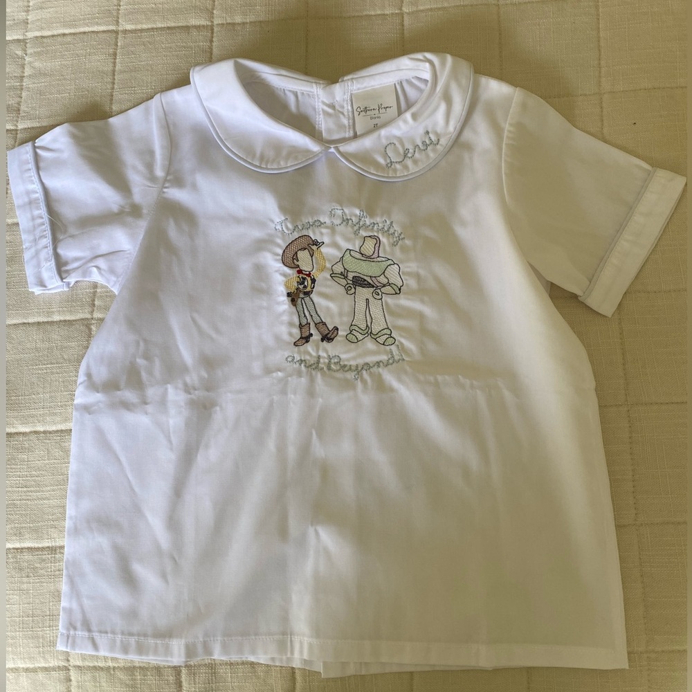 Toy Story Embroidered Toy Motif shirt